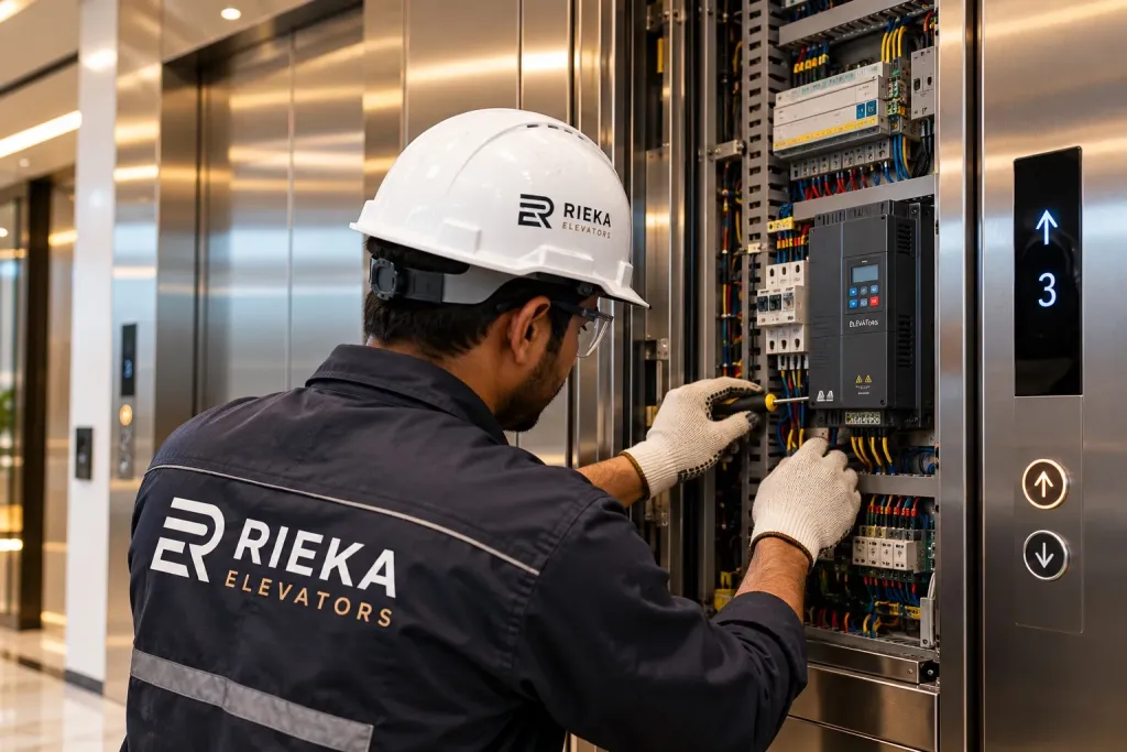 Lift Installation by Rieka Elevators