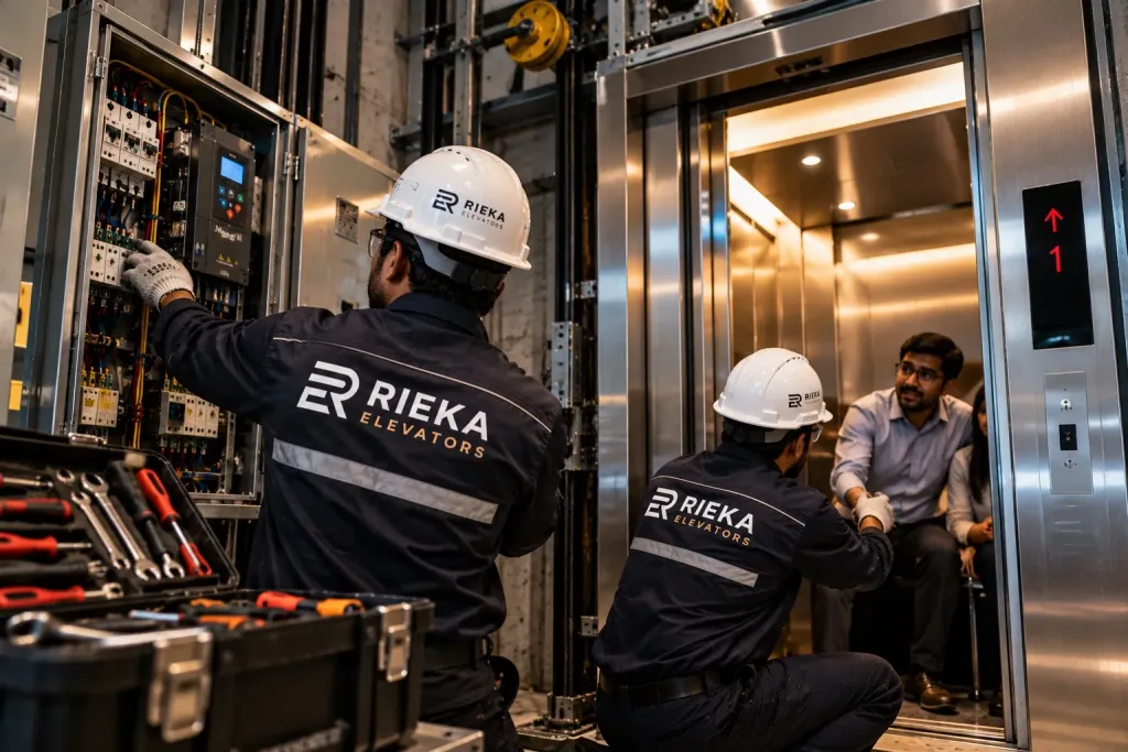 Lift Repairs & Emergency Support by Rieka Elevators